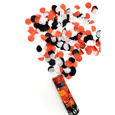 Eco Friendly Colorful Boom Wow Confetti Cannon For Halloween